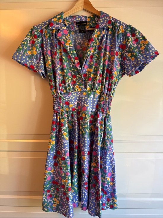 Nooworks Dresses & Skirts - Nooworks New Vintage-Inspired Purple Floral Fit & Flare Dress